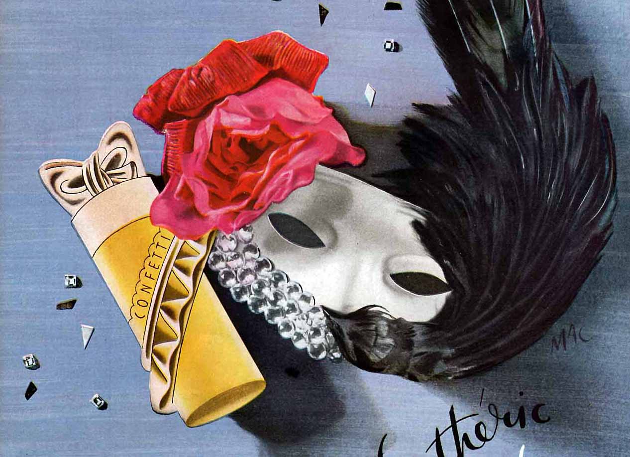 ラスカル　Perfumeポスター Let's Celebrate Mardi Gras! - International Perfume Bottle Association