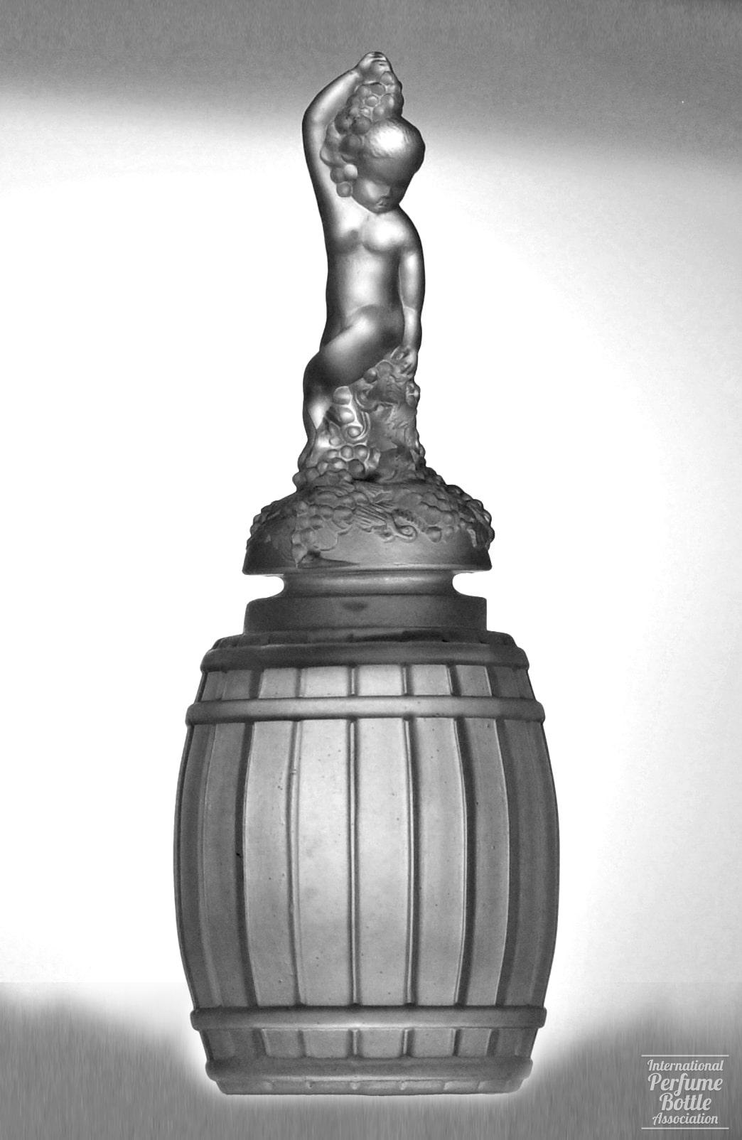 Cherub on Barrel Sachet Jar by Maurice Model
