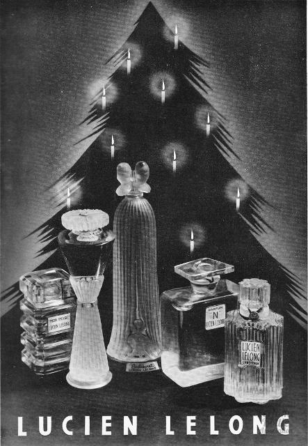 Lucien Lelong Christmas Ad - 1938