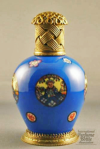 Perfume Burner with Chinese Vignettes