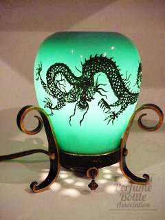 Dragon Motif Perfume Lamp by DeVilbiss