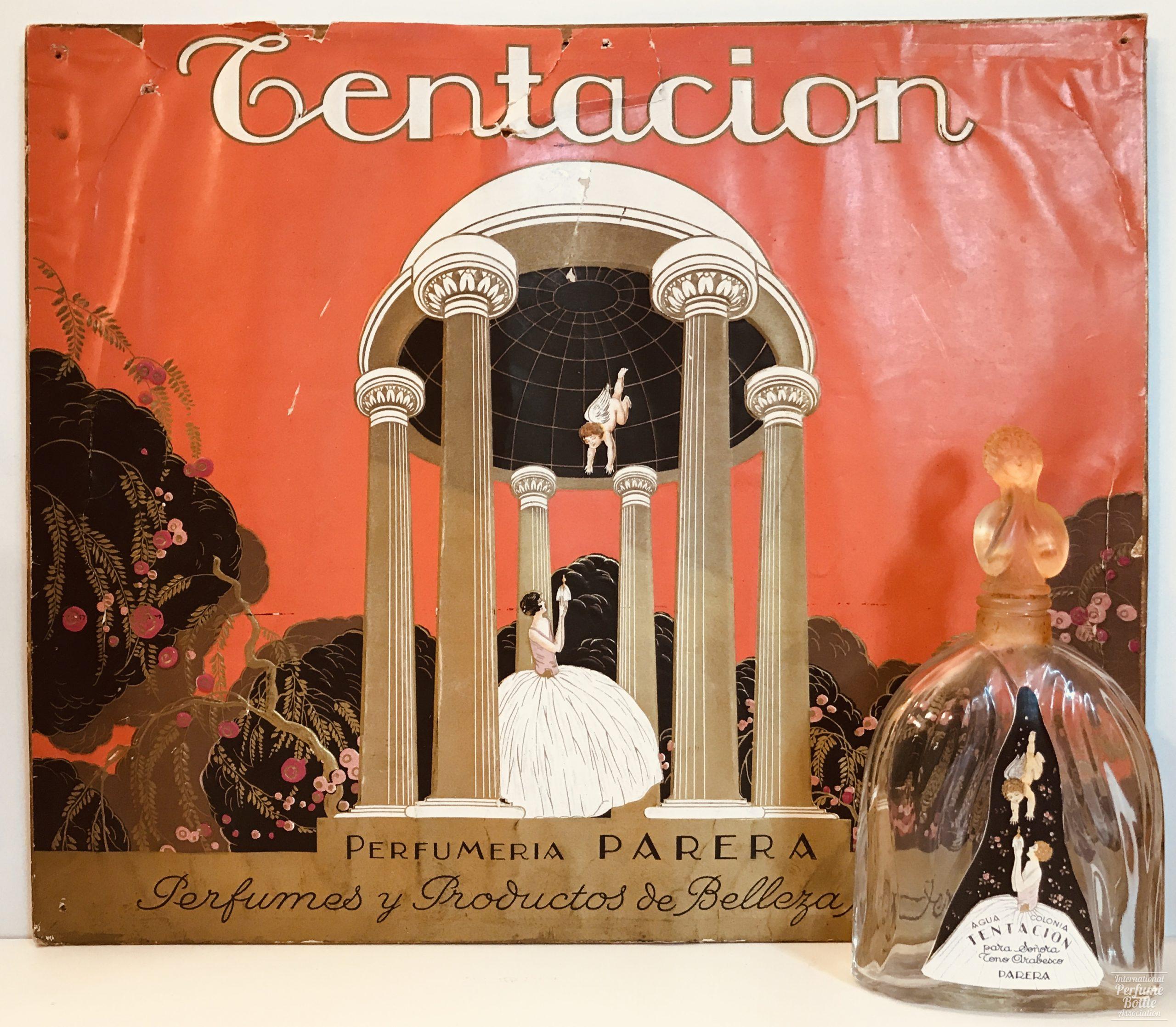 "Tentación" Display and Bottle by Perfumeria Parera