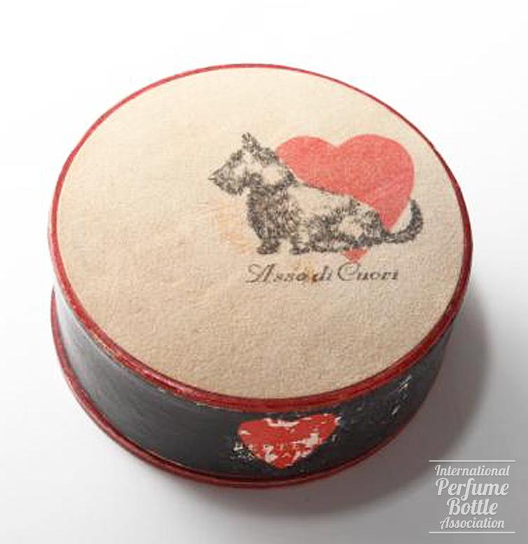 "Asso di Cuori" Powder Box by Bertelli