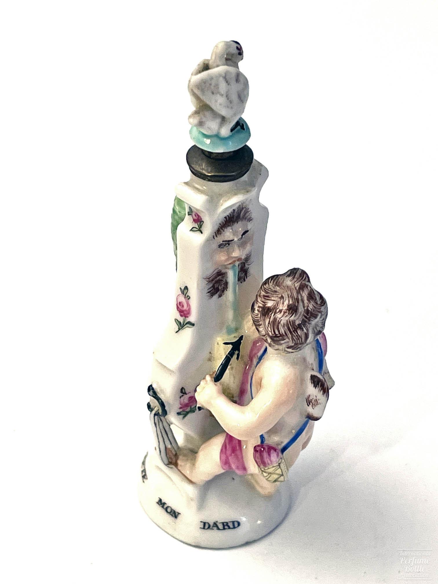 Cupid at His Grinder,  Attributed to St. James Porcelain, 18th Century