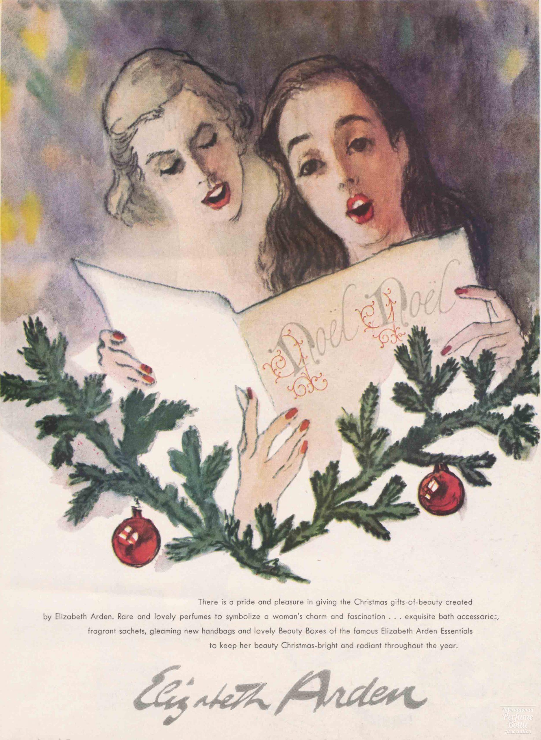 Elizabeth Arden Advertisement - Christmas 1947