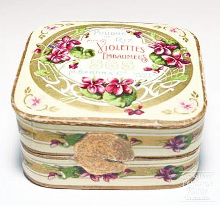 "Violettes Embaumées" Powder Box by Bertin