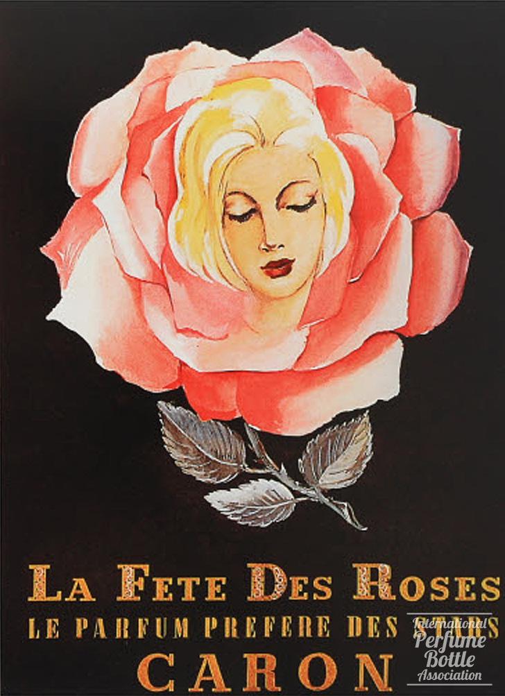 "La Fete Des Roses" by Caron Advertisement - 1956