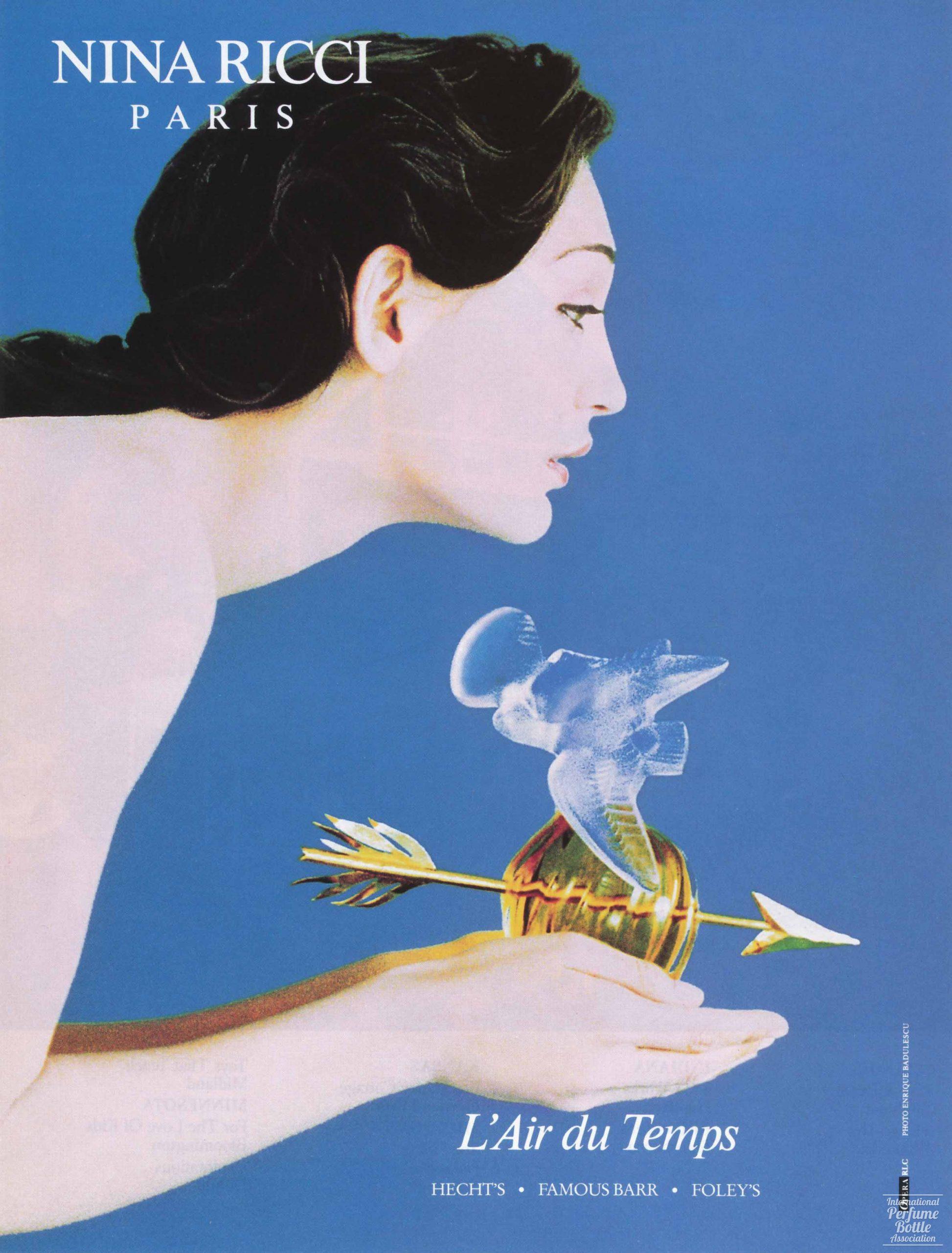 "L'Air du Temps" by Nina Ricci Advertisement - 1994