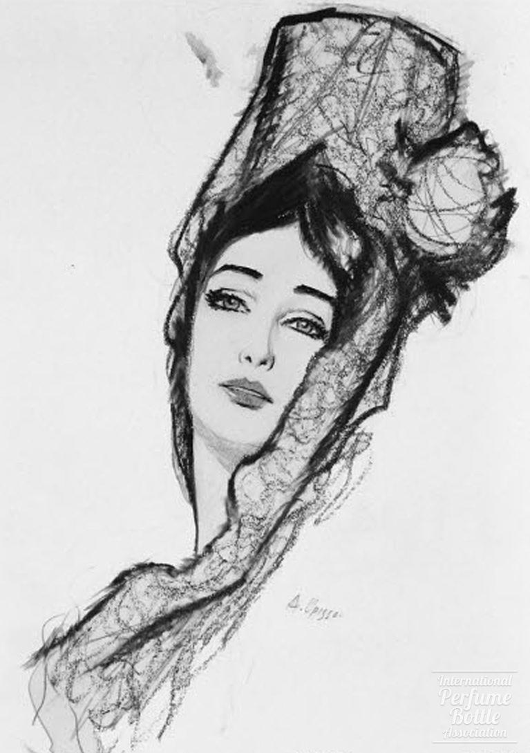 "Maja" by Myrurgia Original Sketch
