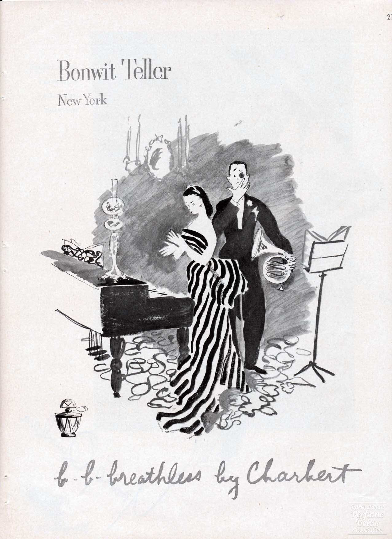 "Breathless" by Charbert Advertisement - 1946
