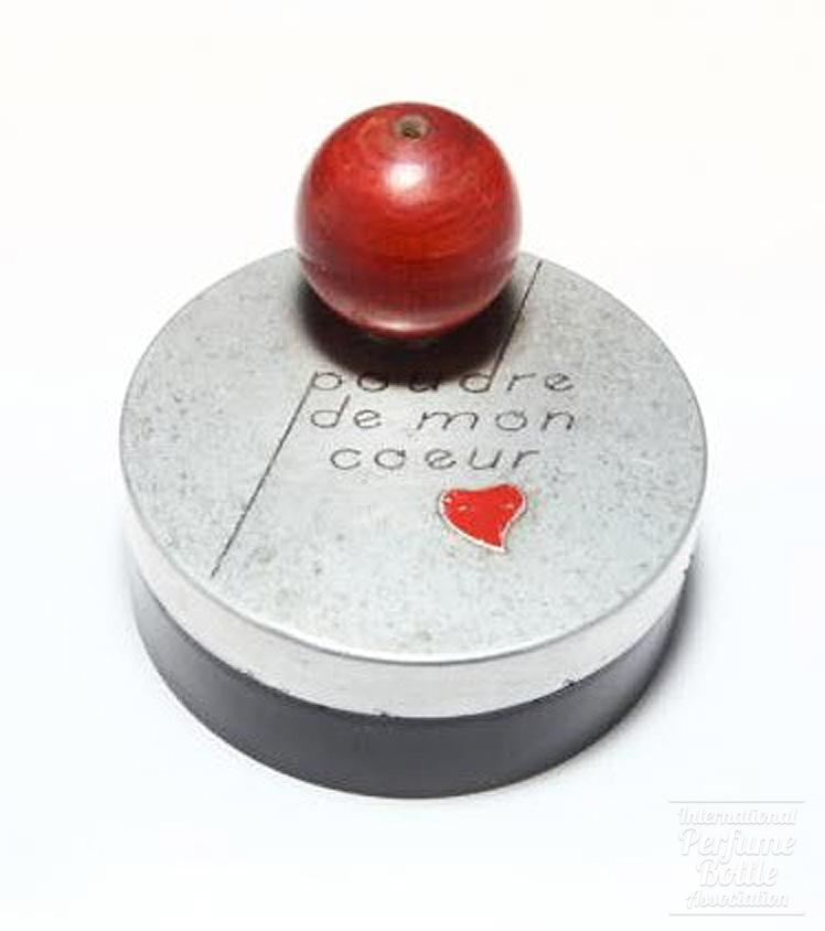 "Poudre de mon Coeur" Powder Box, Unknown Italian
