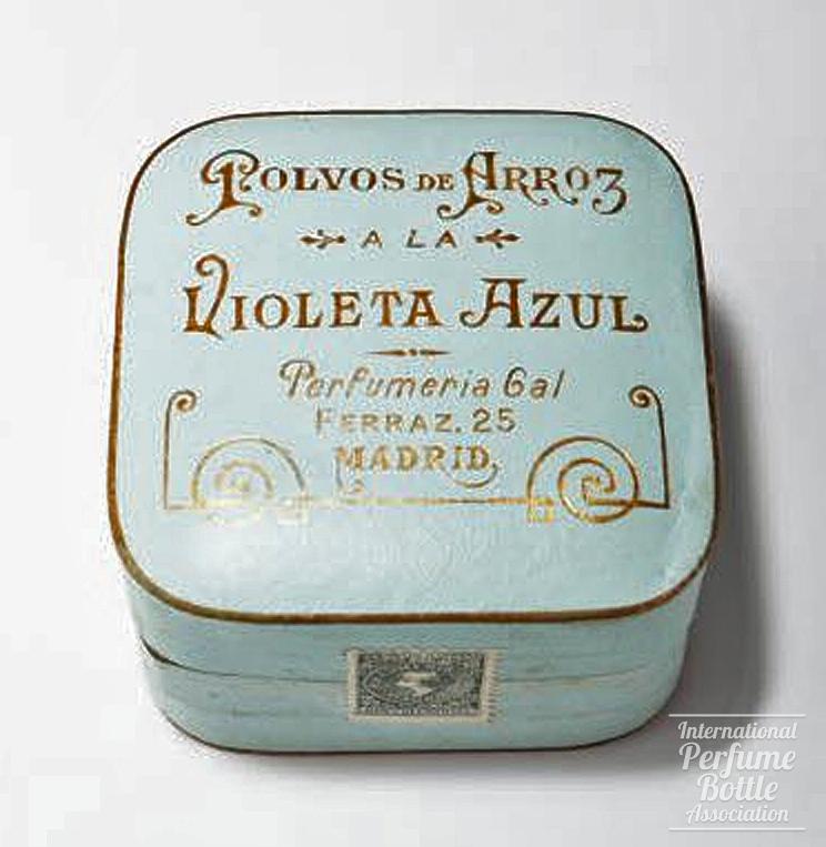 "Violeta Azul" Powder Box by Perfumería Gal