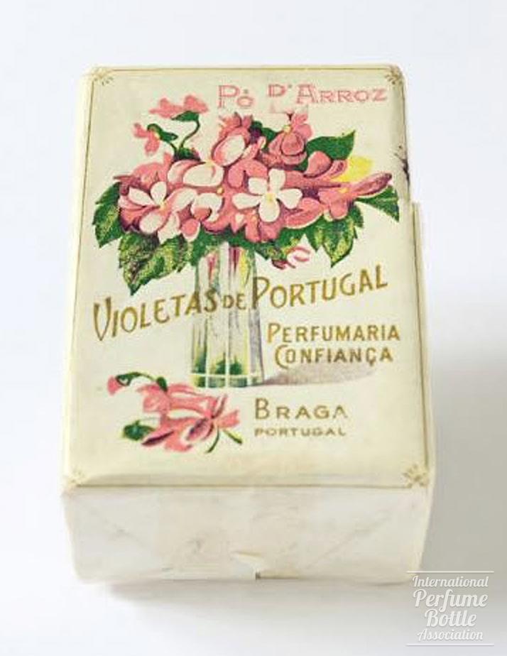 "Violetas de Portugal" Powder Box by Confiança de Braga