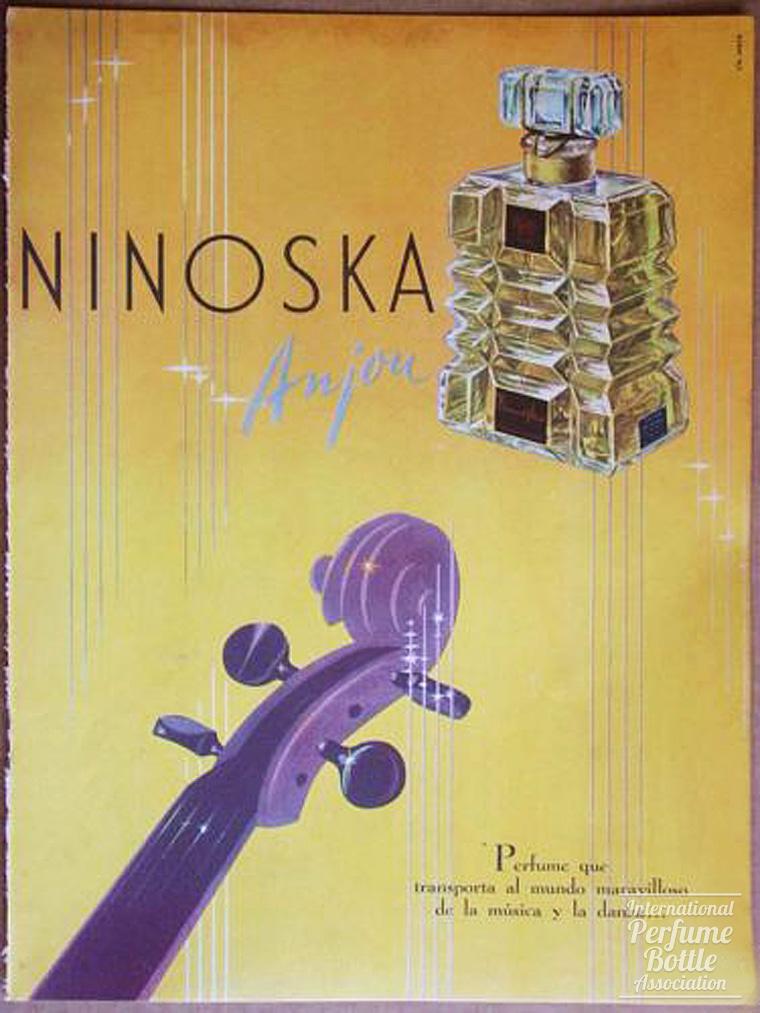 "Ninoska" by Anjou (Argentina) Advertisement - 1956