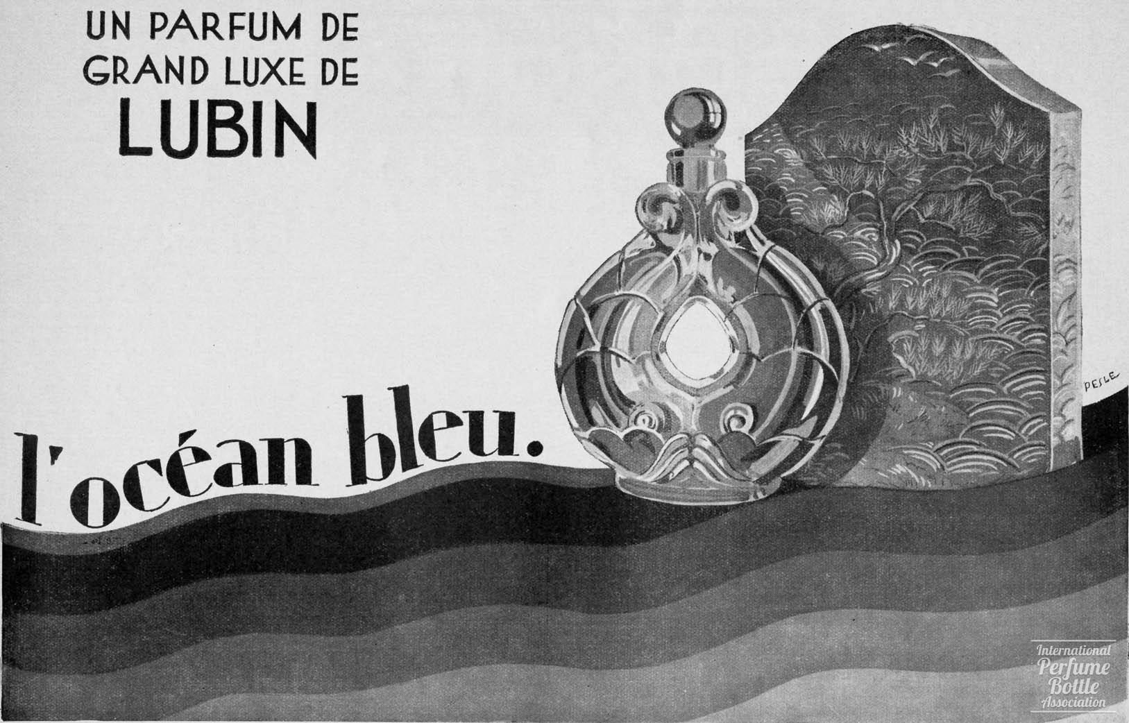 "L'Océan Bleu" by Lubin Advertisement - 1926