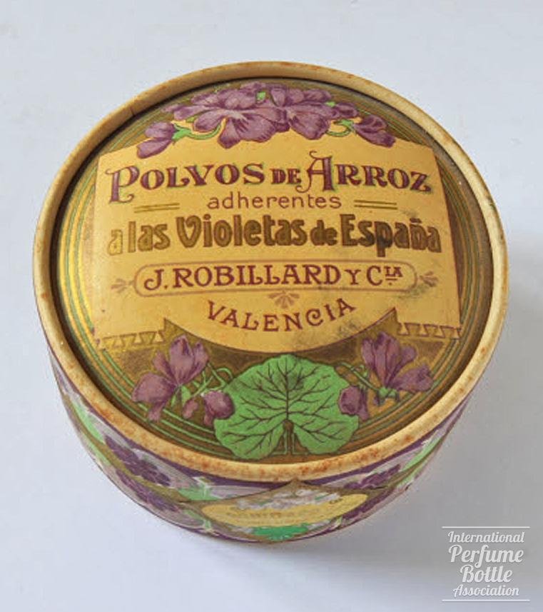 "Las Violetas de España" Powder Box by Robillard