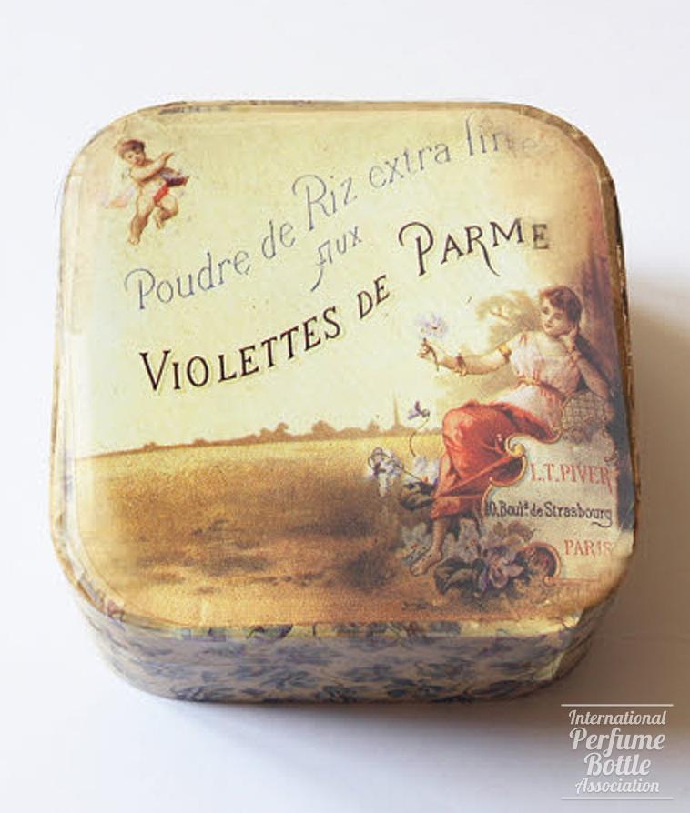 "Violettes de Parme" Powder Box by L. T. Piver