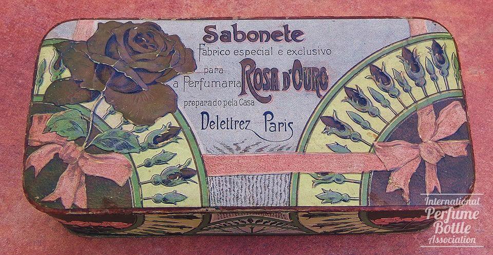 "Rosa D'Ouro" Soap Box by Delettrez