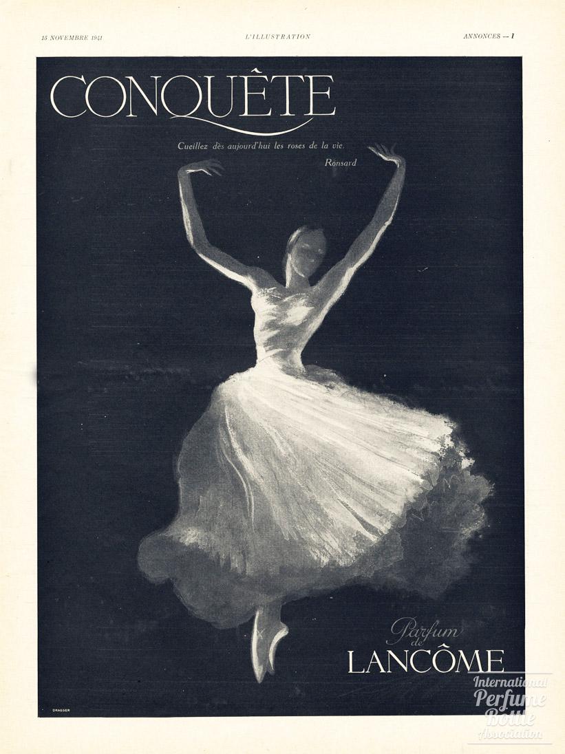 "Conquéte" by Lancôme Advertisement - 1941