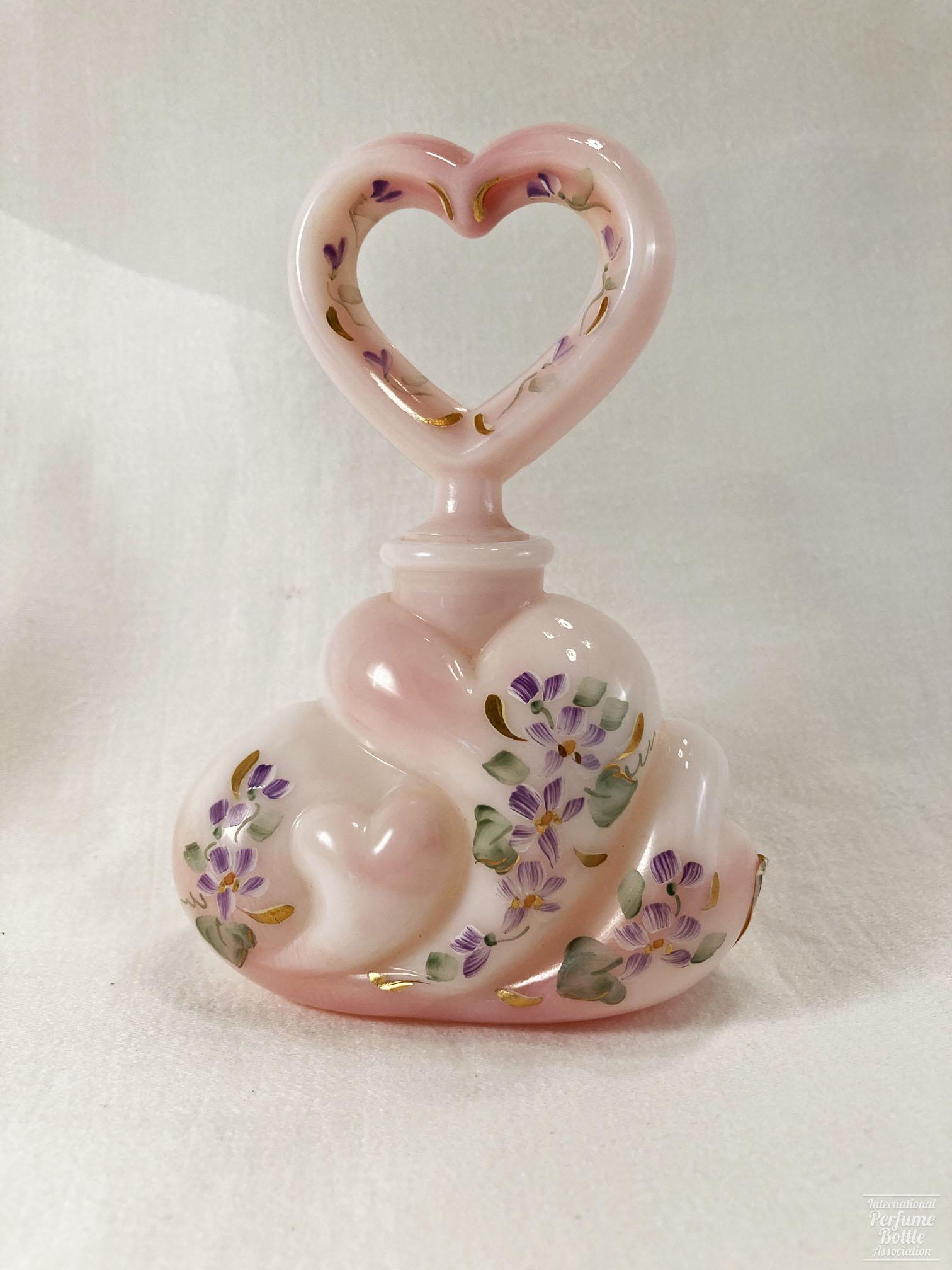 Hand-Painted Heart Perfume by Fenton