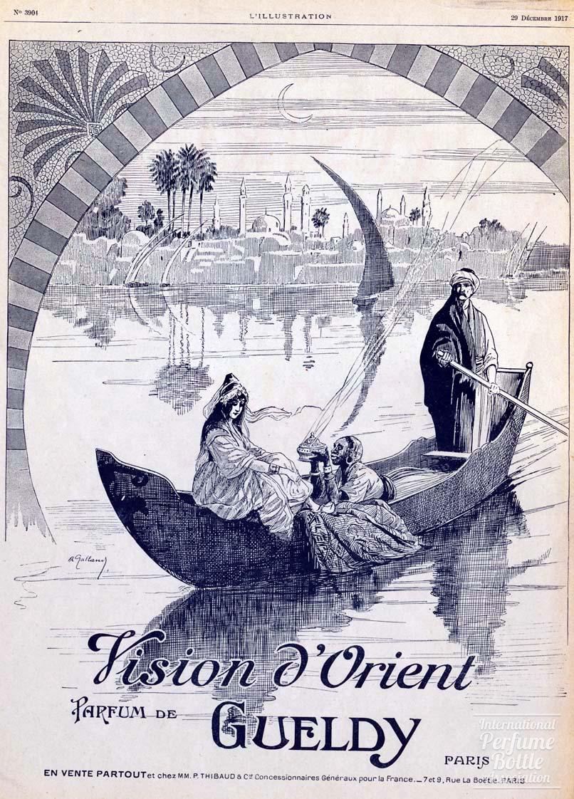 "Vision d'Orient" by Gueldy Advertisement - 1917