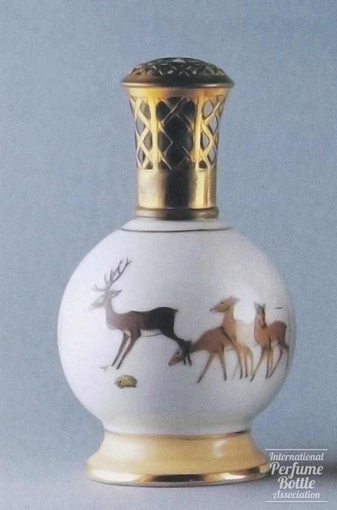Porcelain Burner Depicting Deer by Lampe Berger