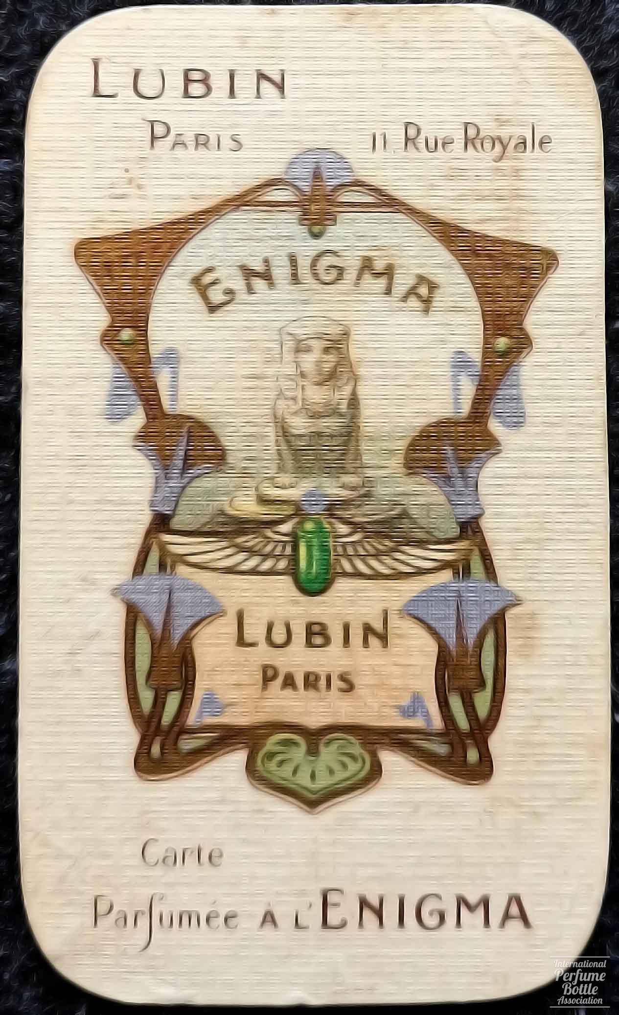 "Enigma" Scent Card by Lubin