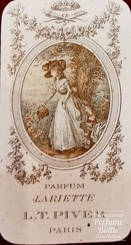 "Lariette" Scent Card by L. T. Piver With 1913 Calendar