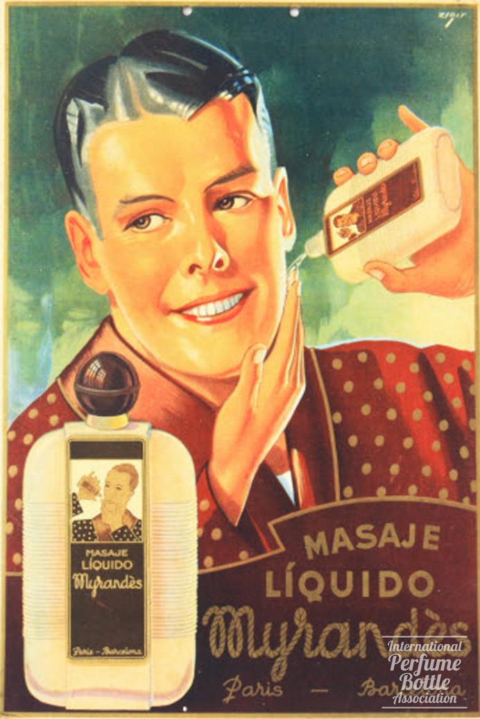 "Masaje Líquido" by Myrandes Advertisement - 1945