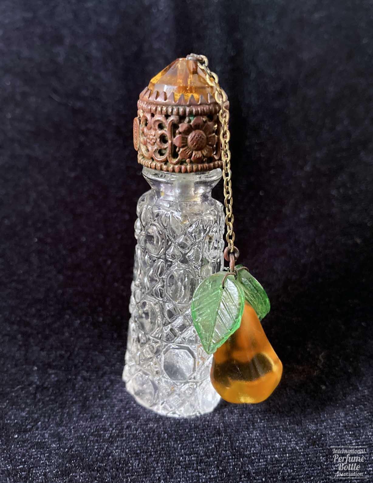 Czech Bottle With Pear Dangle