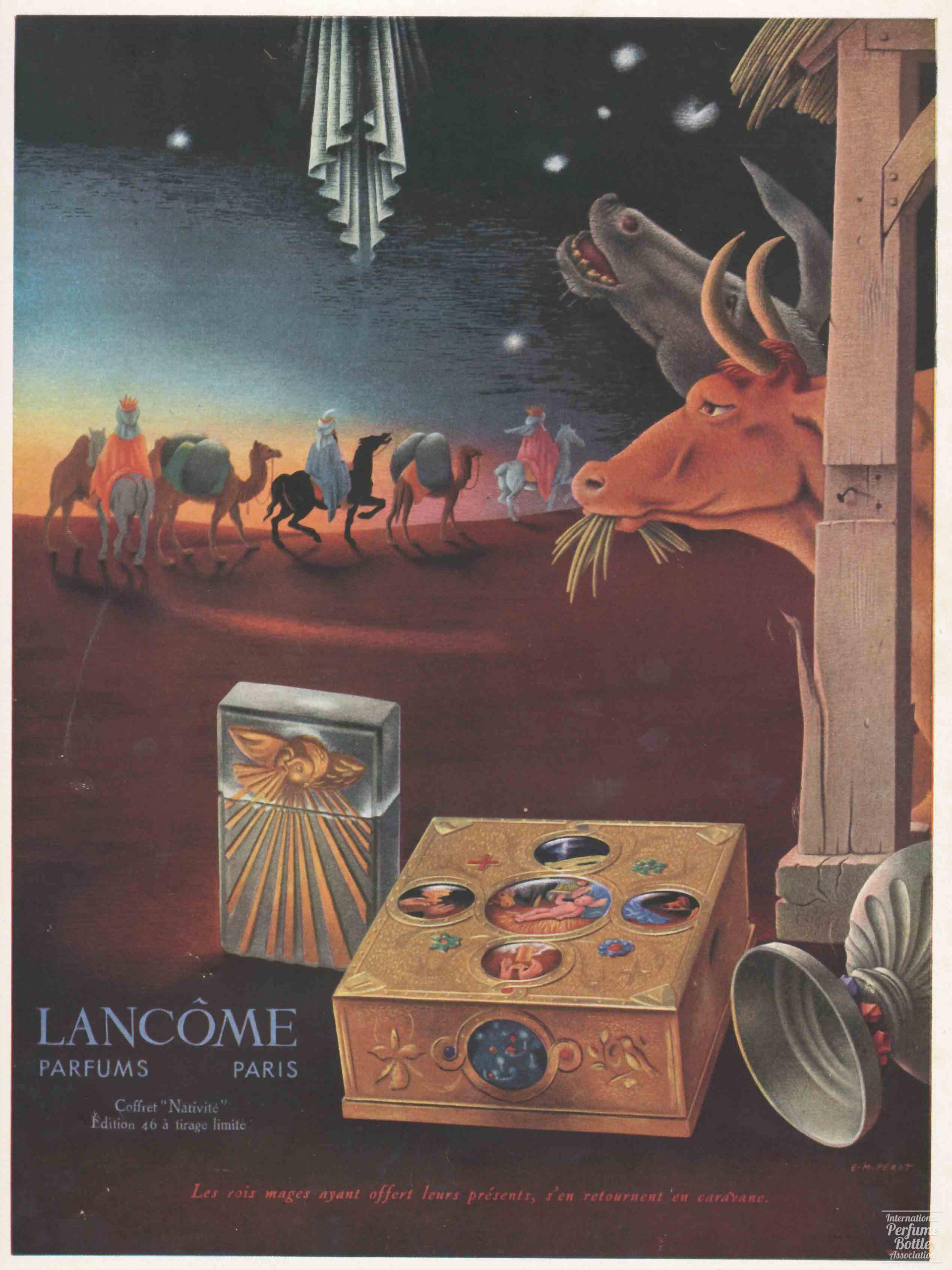 "Nativité" by Lancôme Advertisement - 1946