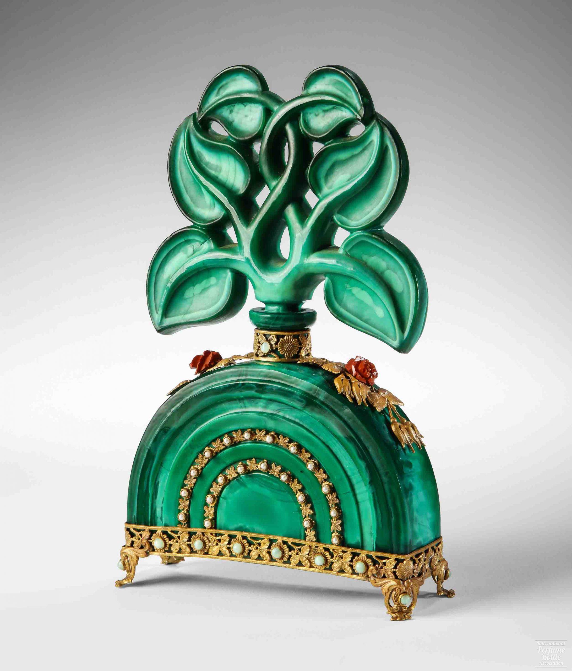 Jeweled Jade Crystal Perfume, Ingrid line by Schlevogt