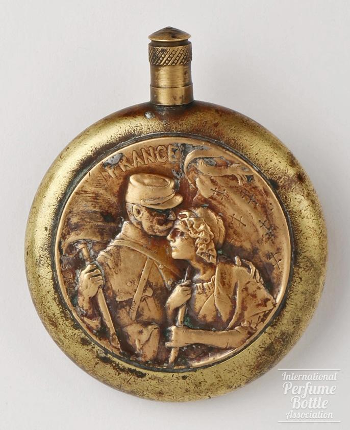 "The Last Hug" Trench Art Bottle