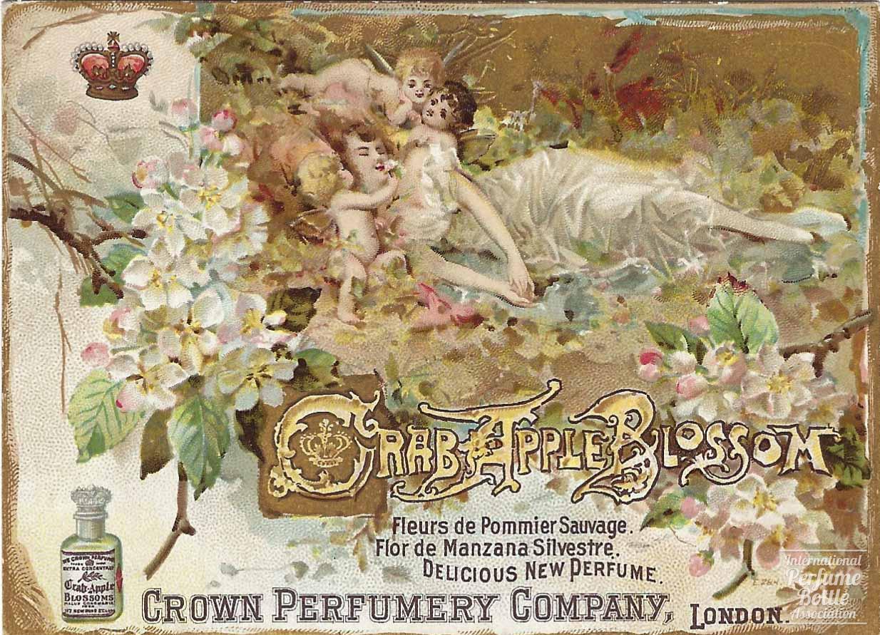 "Crab Apple Blossom" Trade Card by Crown Perfumery Co. - 1880-1890's