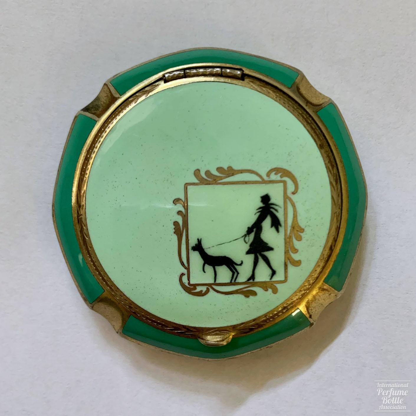 Lady Walking Dog Compact by Evans