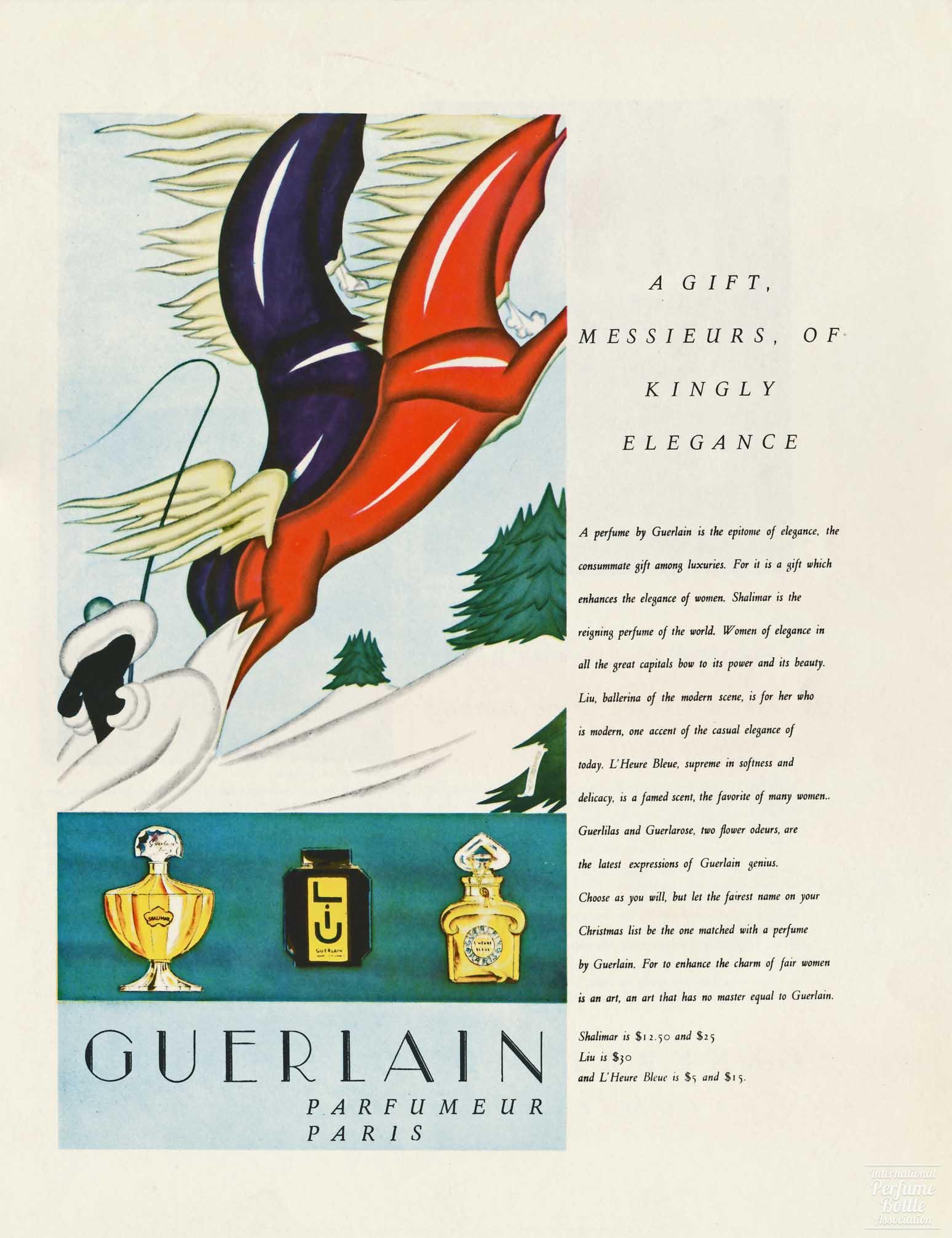 Guerlain Perfumes Advertisement - 1931