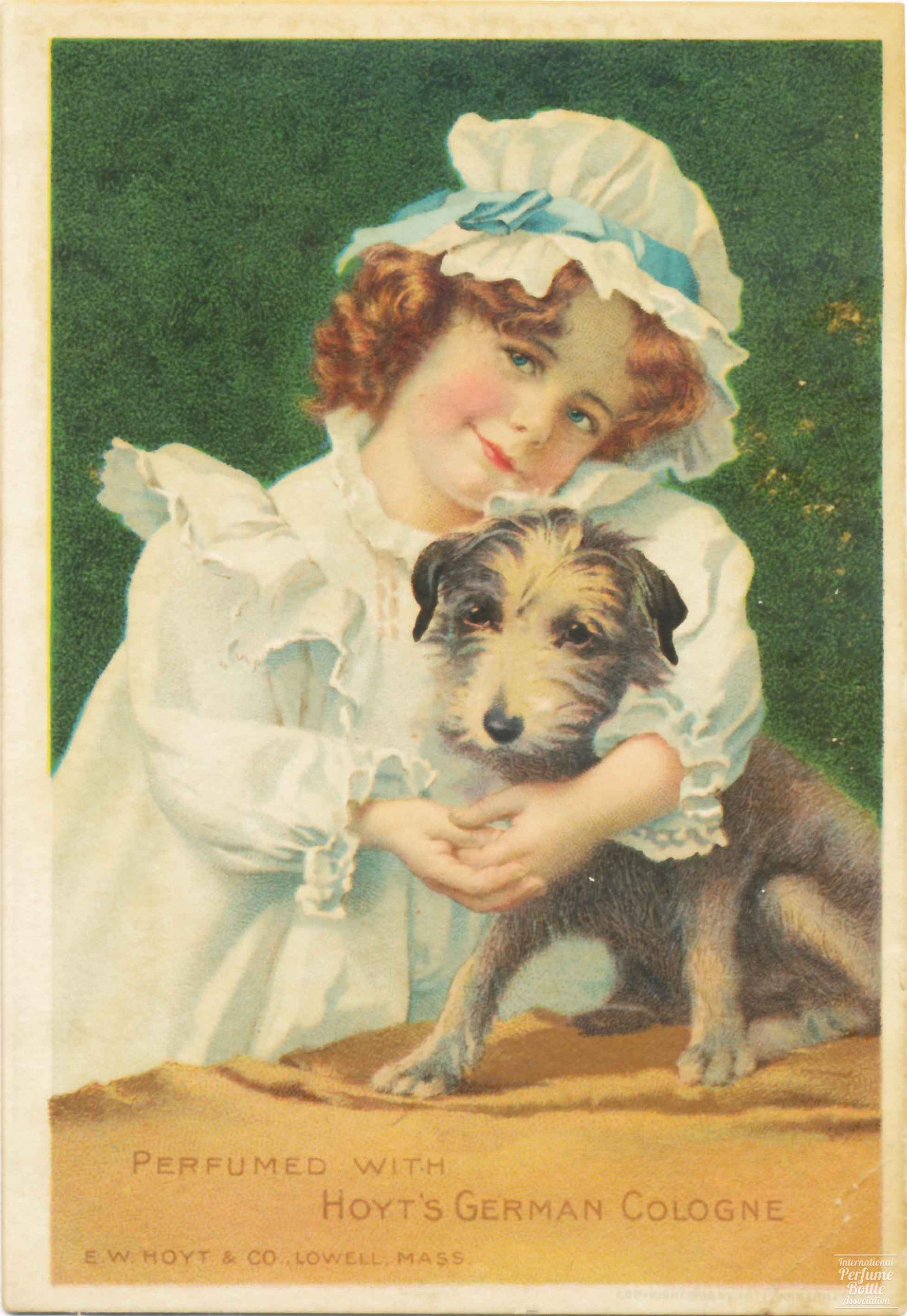 “Hoyt’s German Cologne” Scent Card by E. W. Hoyt & Co. – 1900