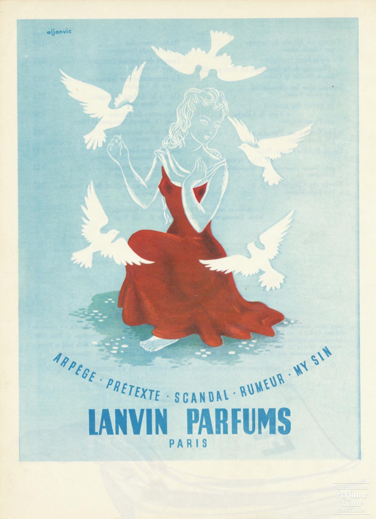 Lanvin Parfums Advertisement