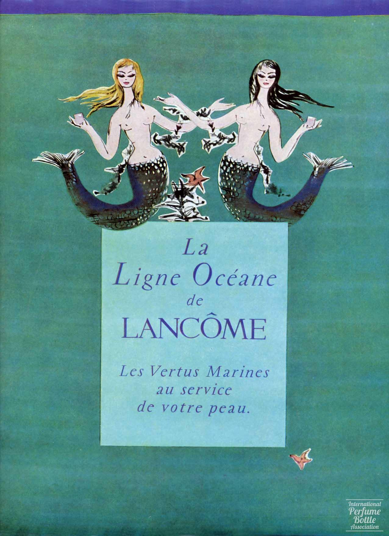 "La Ligne Oceane" by Lancôme Advertisement - 1956