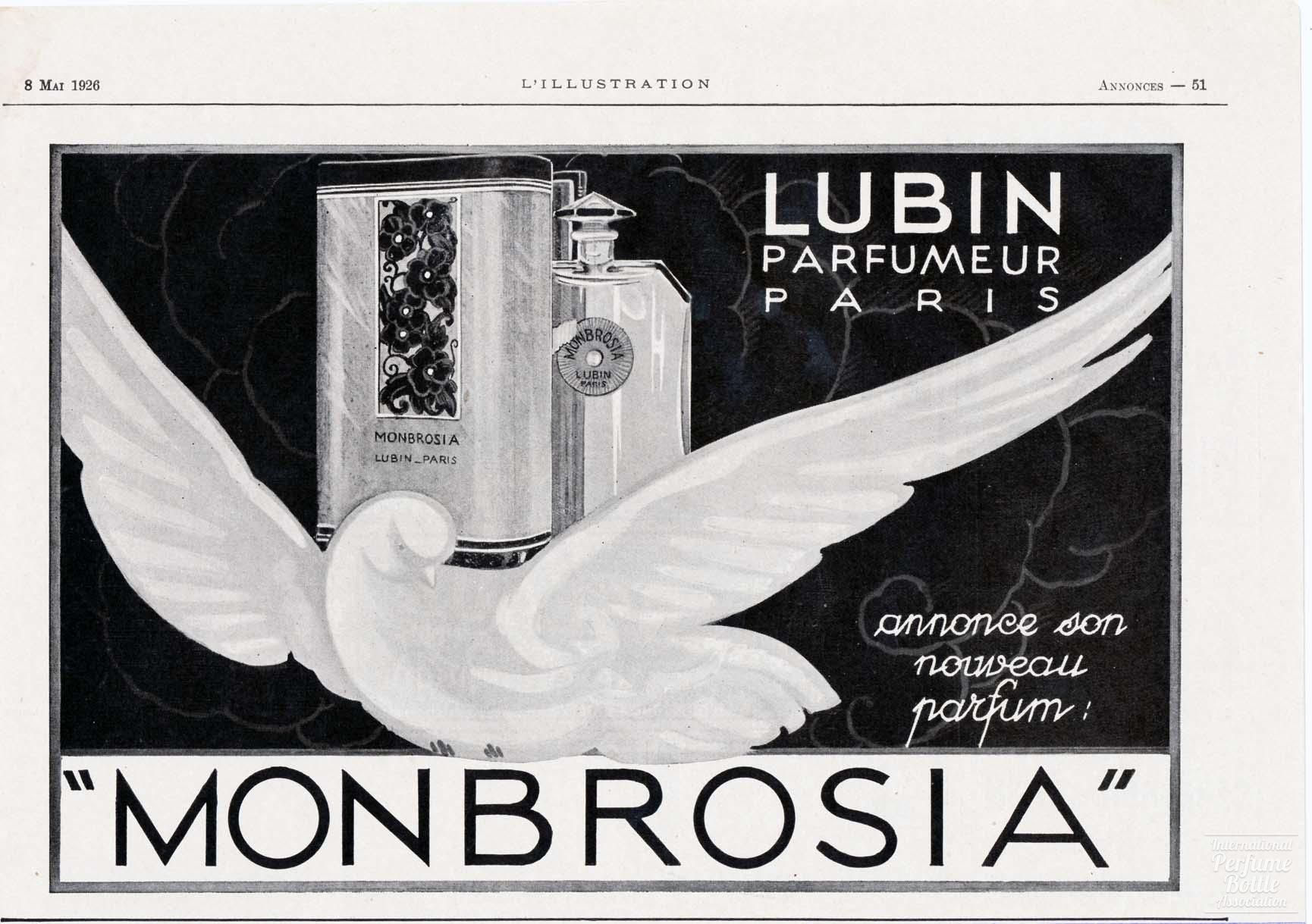 "Monbrosia" by Lubin Advertisement - 1926