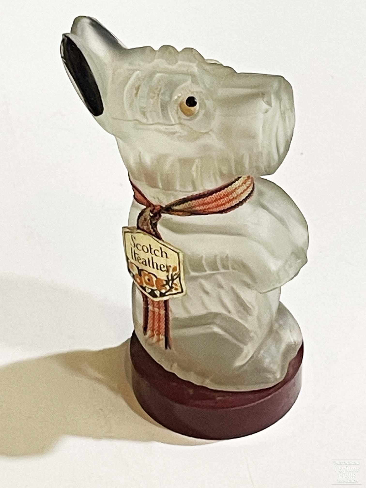 "Scotch Heather" Upright Frosted Scottie