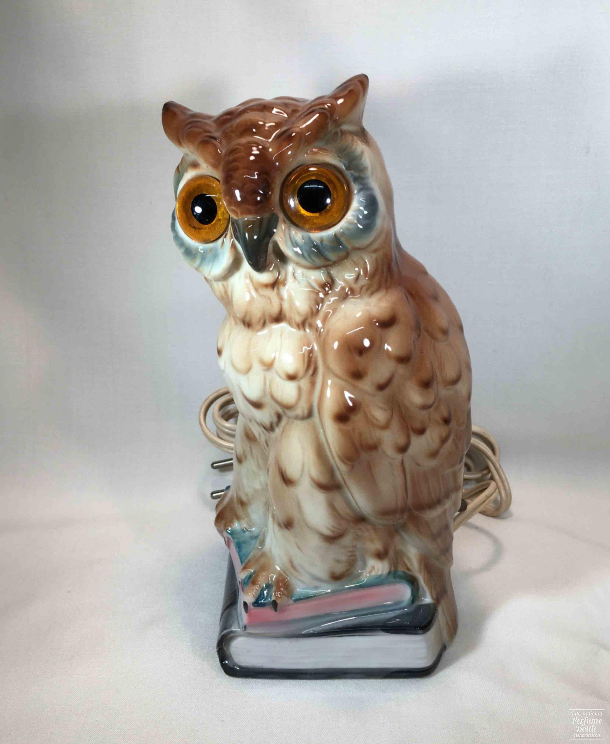 Porcelain Owl Perfume Lamp