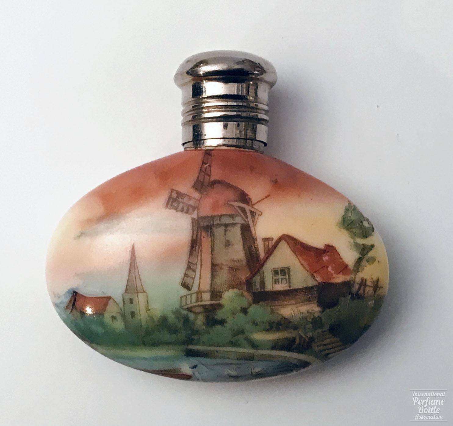 Porcelain Perfume With Dutch Scene