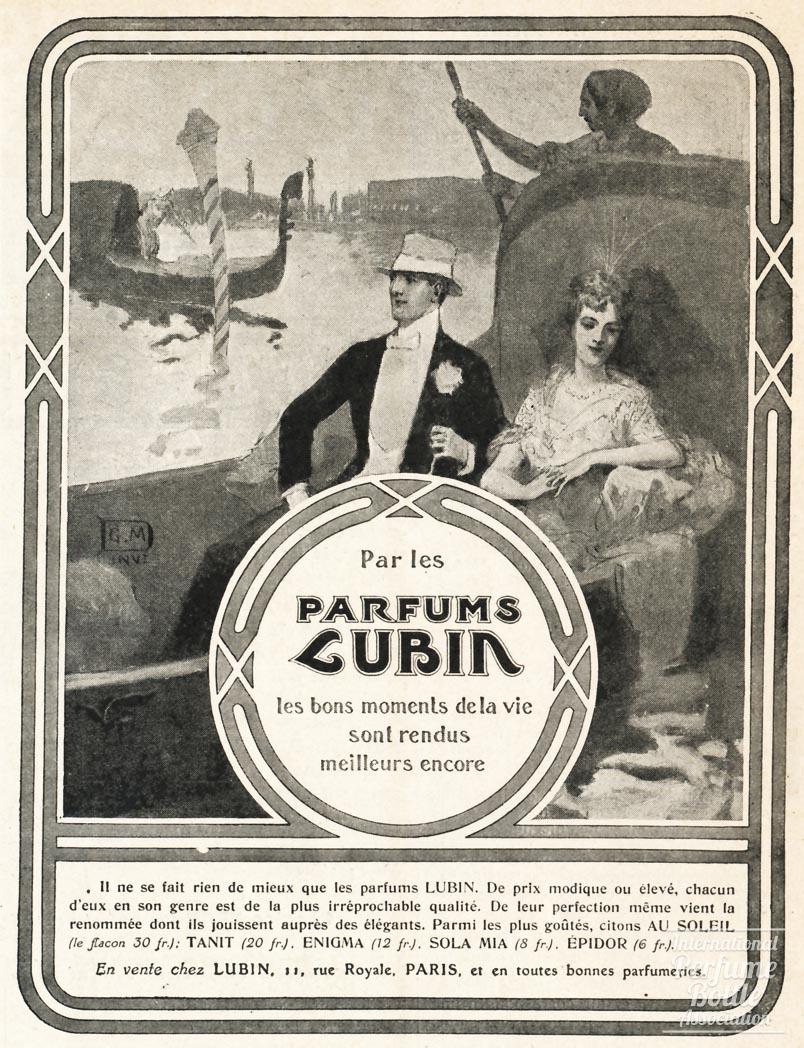 Parfums Lubin Advertisement - 1914