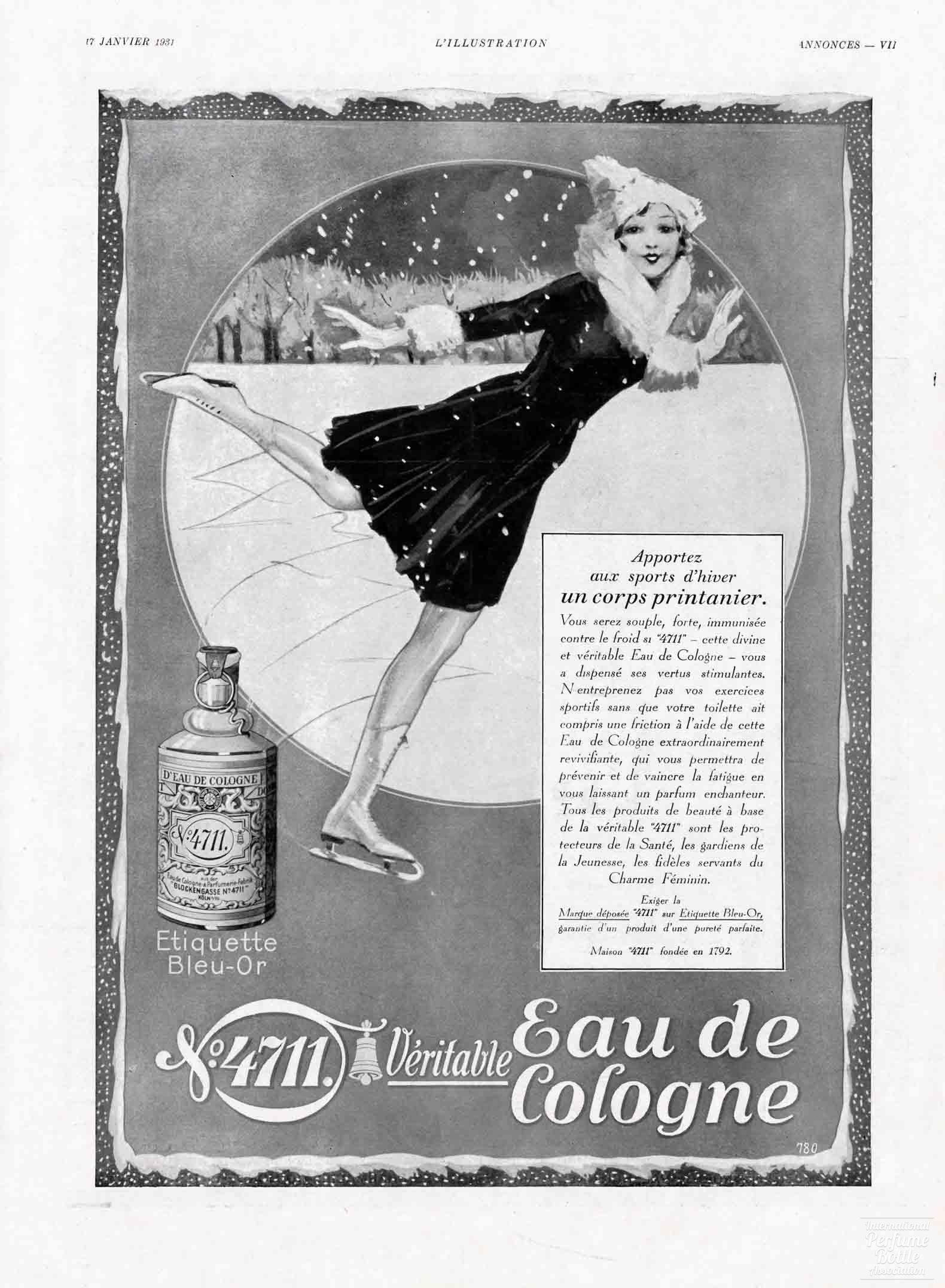 “4711 Eau de Cologne” by Mülhens Advertisement – 1931