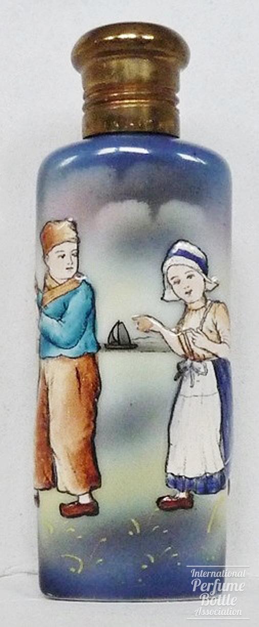 Porcelain Perfume With Dutch Boy and  Girl