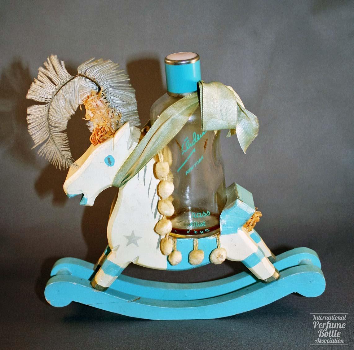 "Blue Grass Flower Mist" Rocking Horse Presentation by Elizabeth Arden