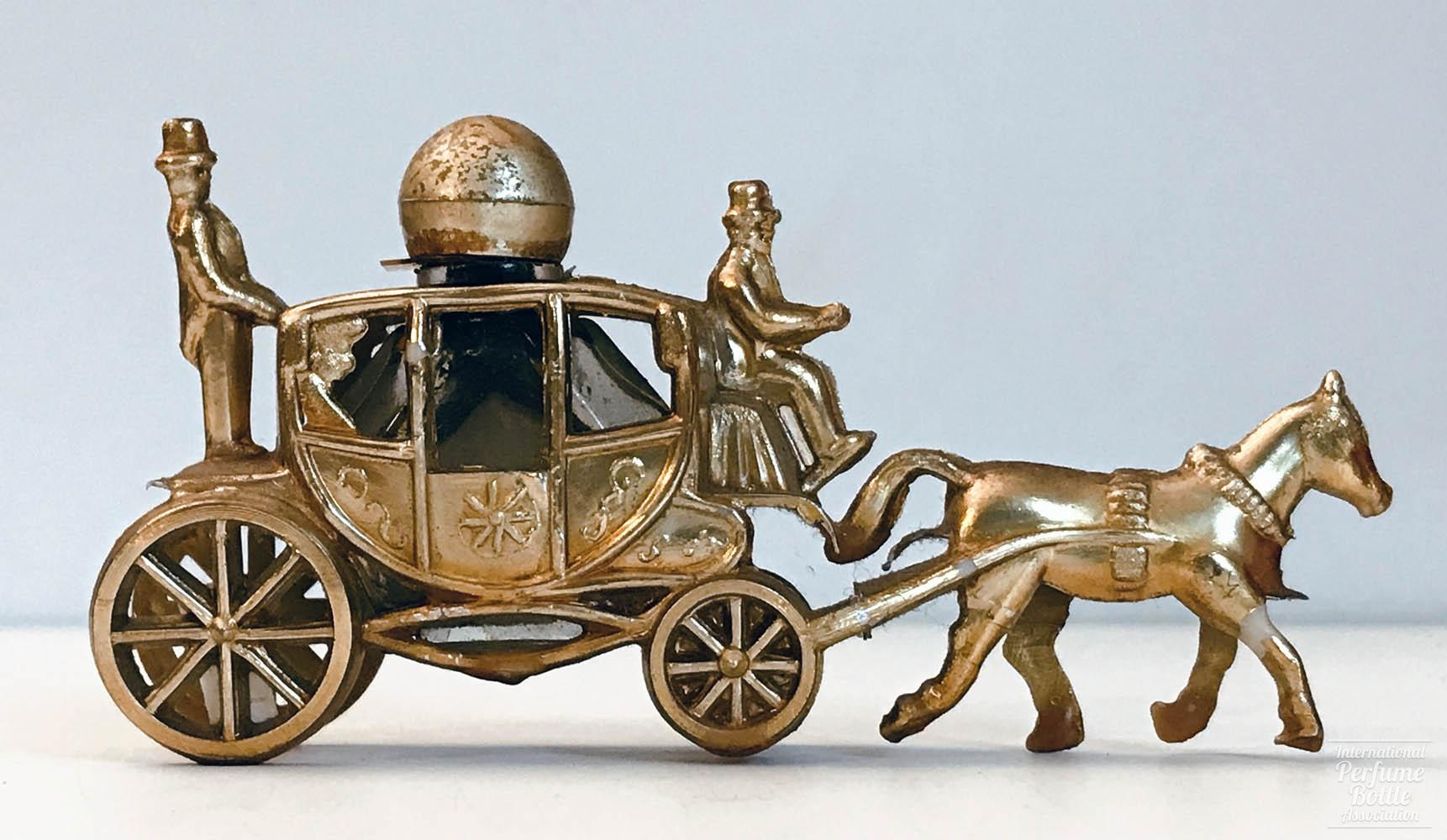 Gilt Horse and Carriage by De Jussy Saint James