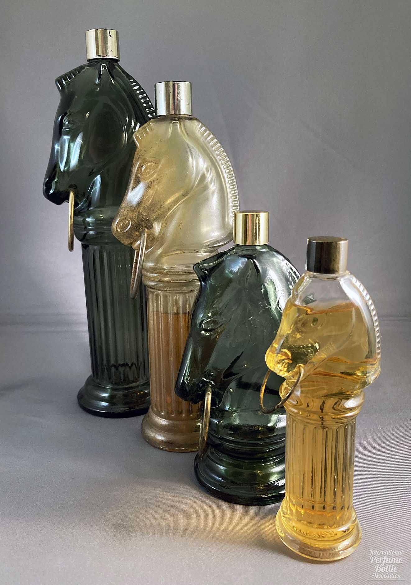"Pony Post" and "Short Pony" Decanters by Avon