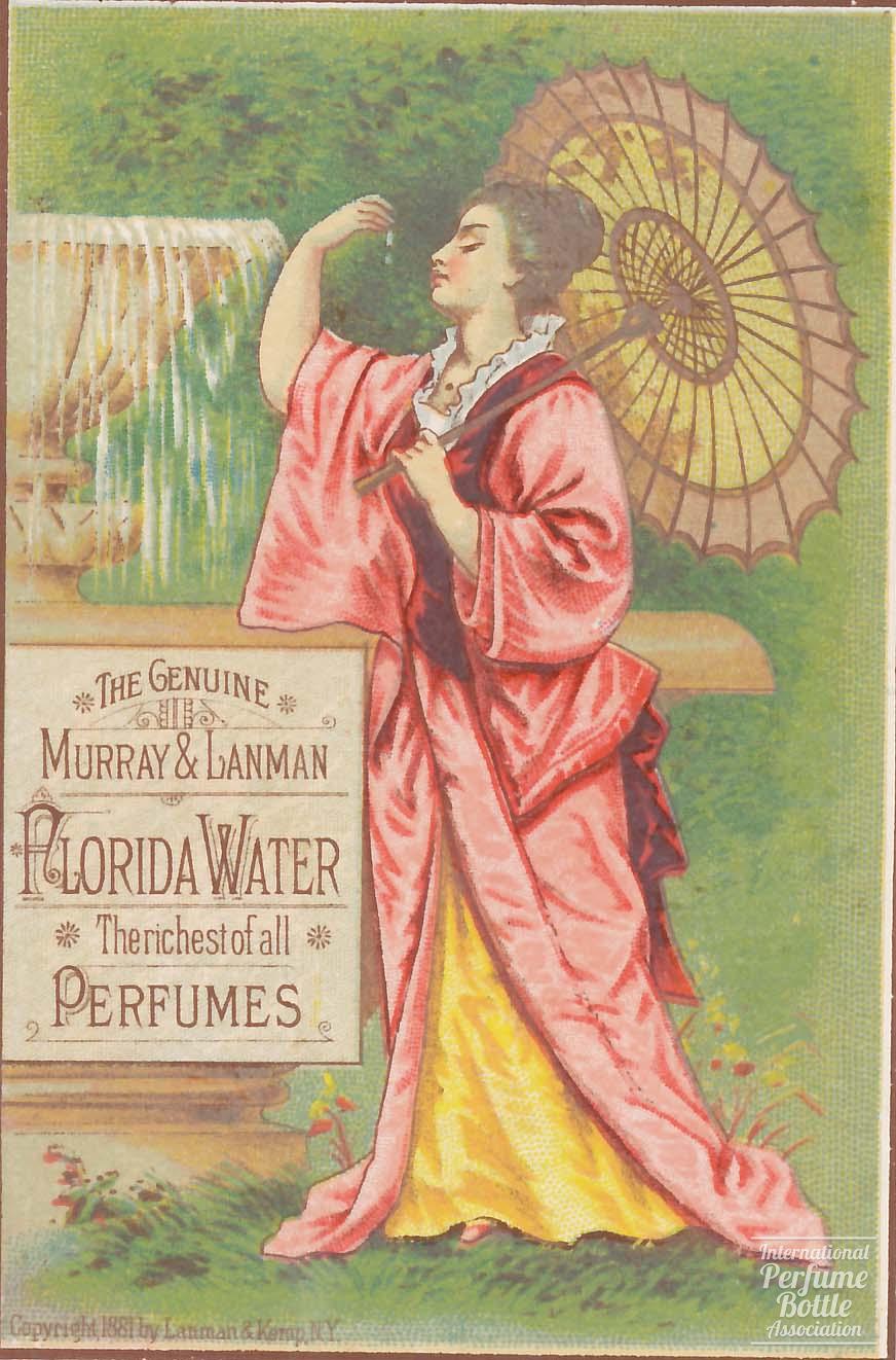 “Florida Water” Scent Card by Murray and Lanman